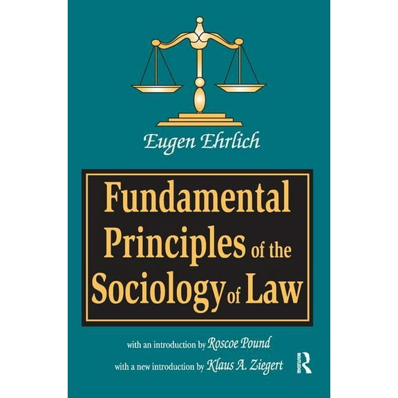 Fundamental Principles of the Sociology of Law, (Hardcover)