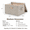 Beige-Medium -1 Pack, variant on Black Medium -1 Pack Foldable Fabric Closet Storage Cube Baskets