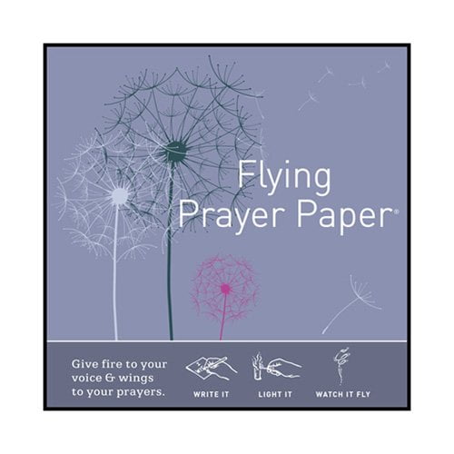 Flying Wish Paper - Write it., Light it, & Watch it Fly - BUTTERFLY,  Spiritual Tool for Mediation & Affirmation - 5 x 5 - Mini Kits 