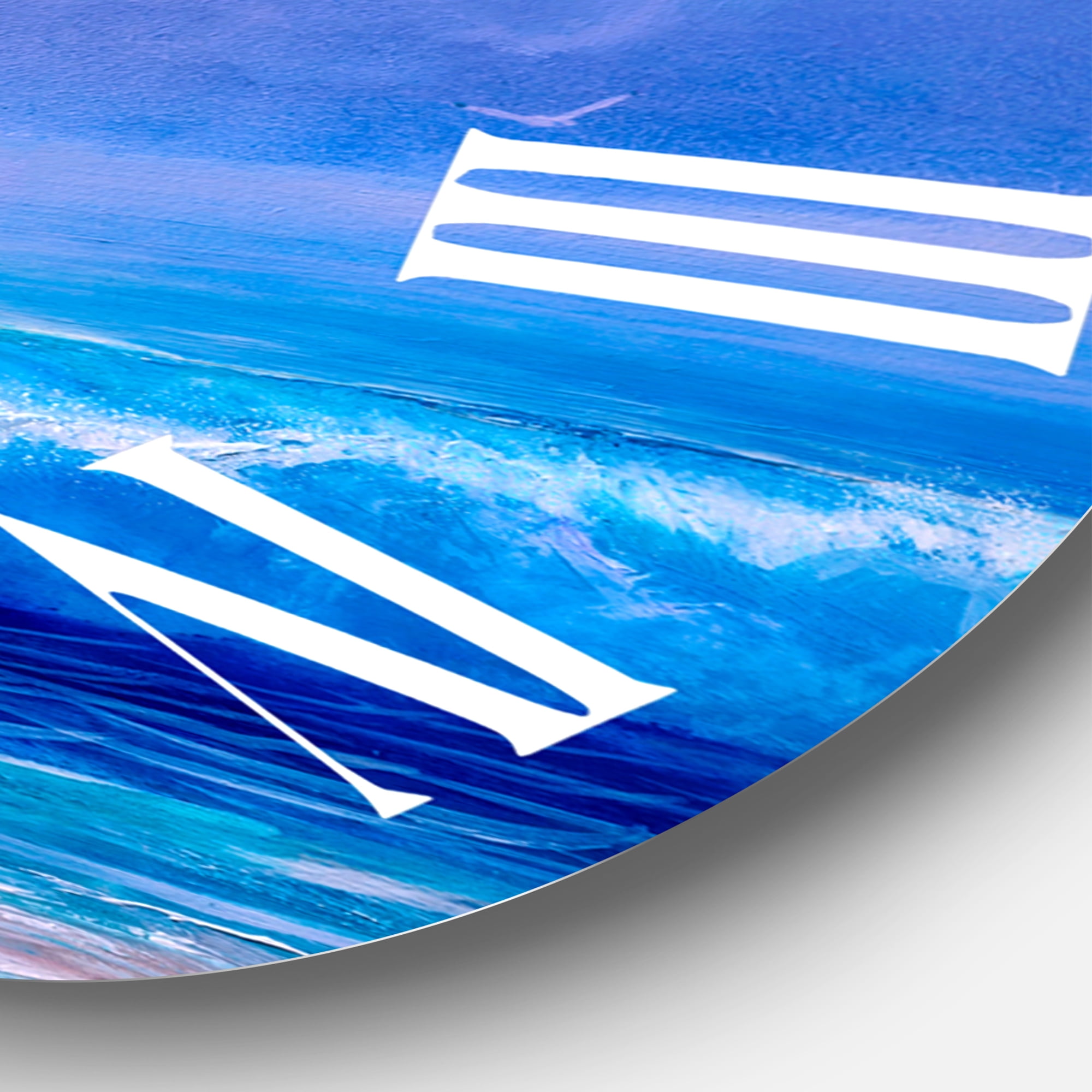 Designart 1 in Coastal Wall Clock