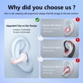 thumbnail image 5 of VEAT00L Open-Ear Headphones, Wireless Clip On Earbuds with Digital Display Charging Case 30 Hours Playtime, Lightweight Comfort, Stable Fit, Open-Ear Safety Design for Active and Office Use, 5 of 5
