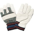 thumbnail image 1 of Abrasion-Resistant Winter-Lined Work Gloves, Large, Grain Cowhide Palm, Cotton Fleece Inner Lining , Pair, 1 of 1