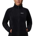 thumbnail image 3 of Chaqueta polar Columbia Benton Springs con cierre completo para mujer, negra, 3 of 9
