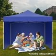 thumbnail image 2 of Muyoka MTFun - Cortina para tienda de campaña para exteriores, cortina de pared lateral, toldo, parasol, panel de privacidad para carpas, carpa, impermeable, pared solar para carpas de patas rectas, 1 Muyoka Hogar, 2 of 6