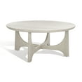 thumbnail image 5 of SAFAVIEH Couture Sasha Mid-Century Round Wood Coffee Table, White Wash, 5 of 11