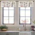 thumbnail image 4 of LALILO Kitchen Curtain Valance Colorful Floral Rod Pocket Window Curtain 52"x 18" Set of 2, 4 of 6