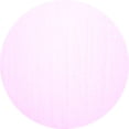 thumbnail image 1 of Ahgly Company Indoor Round Solid Pink Modern Area Rugs, 5' Round, 1 of 4