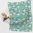 thumbnail image 3 of JUNZAN Waterproof Pet Blanket Dog Blankets, Panda Bathing Pattern Printing Super Soft Warm,Urine Proof Washable Pet Blanket, 3 of 5