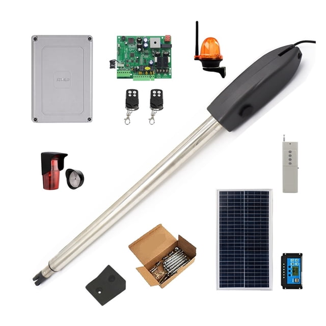 Automatic Gate Opener Kit Light Duty Single Gate Operator For Single Swing Up To 19 Feet OR 660 Pounds Gate Motor ,Free Your Hands