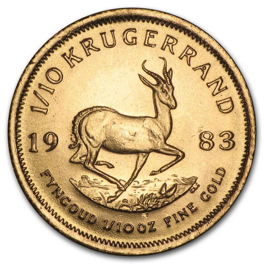 South African Mint 1983 South Africa 1/10 oz Gold Krugerrand