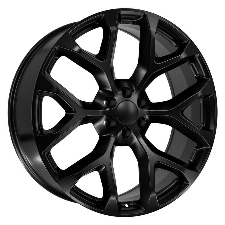 OE Wheels CV98B 26 Inch Rim Fits Silverado 1500 Snowflake OE Wheels CV98B 26 Inch Rim Fits Silverado 1500 Snowflake