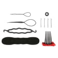 thumbnail image 1 of Juego de herramientas para la cola del cabello Moño de bollos Lazos para el cabello en espiral Pe Abanopi Fabricante de Bun, 1 of 6