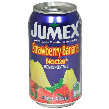 Jumex Strawberry & Banana Nectar, 11.3 oz (Pack of 24)