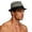 Black, variant on TFEOQRY Men's Straw Panama Hat UV Protection Wide Brim Breathable Sun Hat for Summer Beach Outdoor Activities