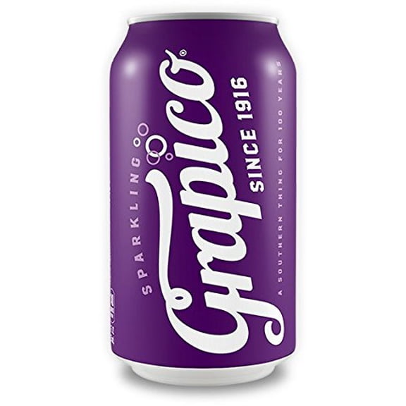 Grapico Sparkling Grape Soda - 12 oz cans - 12 pack