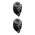 thumbnail image 3 of Guardoinrt Foulards Écharpe Casual Style Rétro Tête Wrap Chaud Coton Foulard Patte de Chat 175CM 2Set, 3 of 6