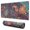 Multicolor, variant on Long Mouse Pads for Desk,Yellow Ethnic Geometric Pattern Desk Mats on Top Of Desks, Desk Mouse Pad Extra Large with 3mm Non-Slip Base and Stitched Edge for Gaming,Office,Work,Home 31.5"x11.8"