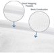 thumbnail image 5 of Mesh Laundry Bags, 3 Pieces 11.8"x15.7" Mesh Laundry Bag Fine Net Travel Storage Organize Bag with Zipper for Fine Clothes Laundry Bag, Gray, 5 of 5