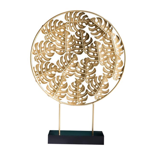 Hierro hecho Decoración nórdica para Hoja de tortuga personalizada, Casa Sala de Dormitorio Galería Decoración , Decoraci - L L Yotijar decoraciones de escritorio para el hogar