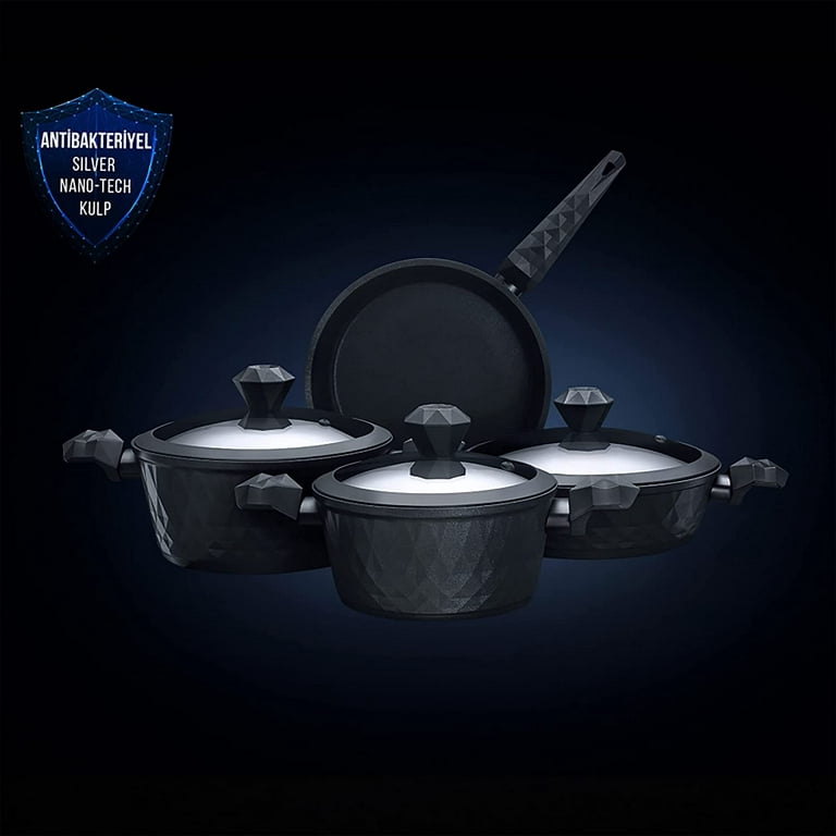 Karaca Bıo Dıamond Antibacterial Kulp 7 Pıeces Cookware Set