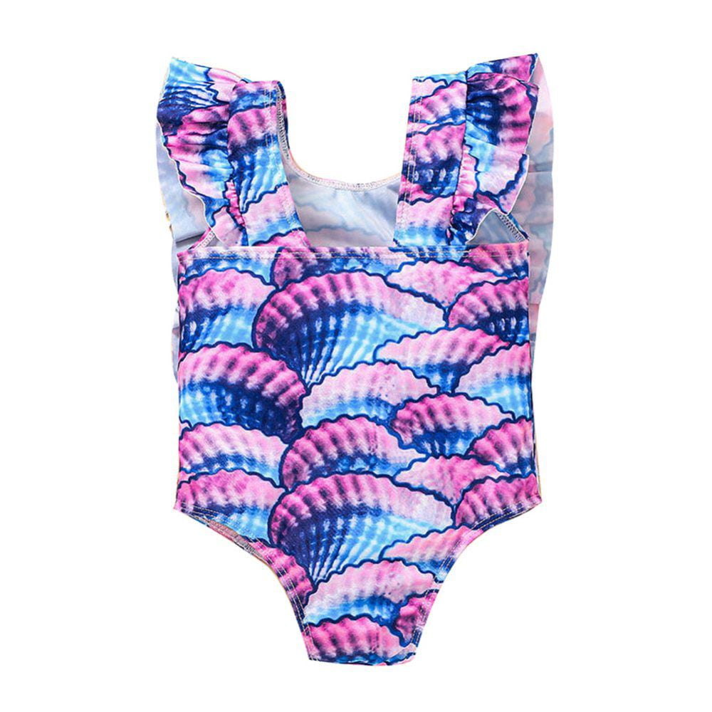 Infant Baby Girls Swimsuit Toddler OnePiece Plaid Swimwear Beach