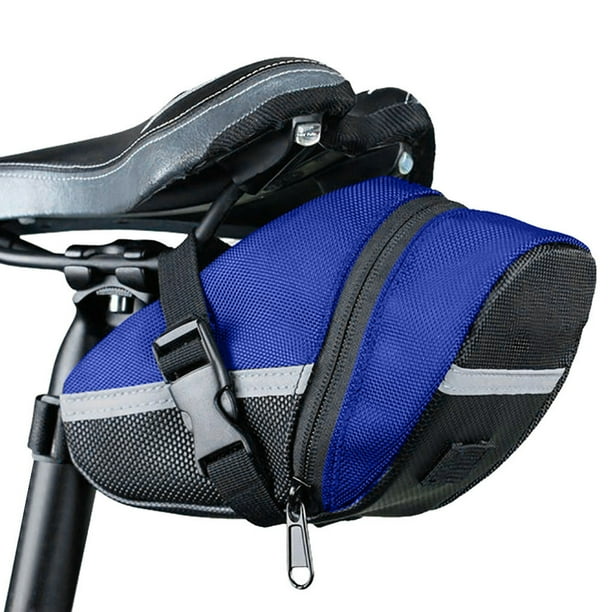 Sac De Selle Vélo Léger 1L – Noir, Imperméable, Avec Fixation Rapide, Rangement Sous La Selle