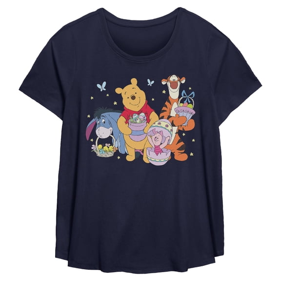 Womens Winnie the Pooh Easter Egg Hunt and Friend T Shirt