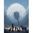 thumbnail image 1 of Qisvanset 12x16 Inch Farmer Contemplation Oil Painting Canvas Print Wall Art, 1 of 5