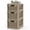 Tan 3-Drawer, variant on Costway 1 PCS 2-Drawer Cabinet with Wicker Patterns, Handles for Bedroom, Bathroom Tan
