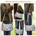 thumbnail image 4 of FORMRS Womens Shoulder Bag with Chain Strap Clutch Purse Cute Tote Handbag, Blue Shimmering Pattern, 4 of 7
