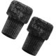 thumbnail image 3 of Women Girls Leg Warmers Warm Boot Cuffs Knitted Short Crochet Boot Cover Thermal-df, 3 of 5