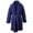 Navy Blue, variant on BC BARE COTTON Bare Cotton Kids Microfiber Fleece Shawl Robe - Boys - Royal Blue - Large
