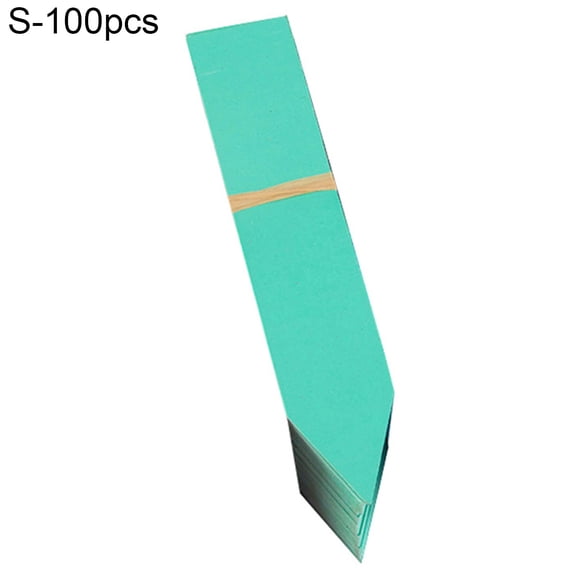 Mdesiwst 100Pcs Pot Stake Tags Waterproof Multi-Use PVC Flower Pot Plant Labels for Gardening