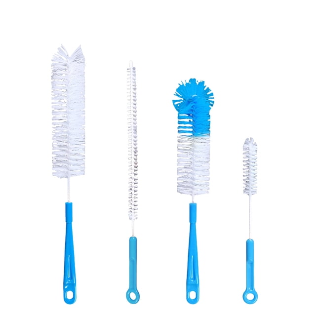 Long Handle Bottle Cleaner Brush Set with Straw and Spout Tools for Narrow Neck Containers