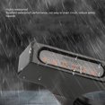 thumbnail image 4 of Turn  Light,1 Pair Motorcycle LED Turn  Stylish Amber Blinker Lamp Handlebar Indicator Light For CB1000R CB1300 CBF600 CB400, 4 of 8