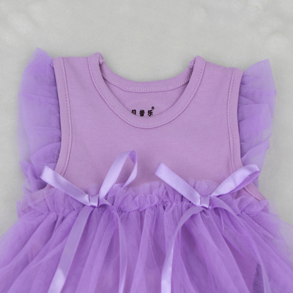 Purple Romper Dress Headband Clothes for 22''-23'' Reborn Baby Girl Dolls 