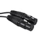 thumbnail image 3 of Cable de audio LY-2149 con conectores XLR hembra doble a RCA macho, 1.5 metros, negro, ideal para equipos de sonido profesional., 3 of 6