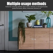 Lockable Fasteners Secure & Safe Locking set for Secure Closure on Cabinets