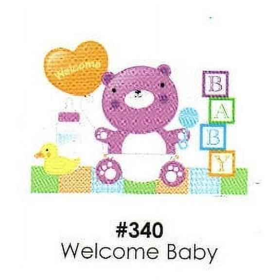 Welcome Baby Cake Decoration Edible Frosting Photo Sheet