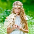 thumbnail image 4 of Mobestech Versatile Beige Embroidery Parasol for Bridal Costume and Wedding Photography, 4 of 5