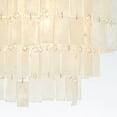 thumbnail image 4 of 3-Light 18 in Coastal Capiz Seashells Chandeliers in Antique Bronze Farmhouse Natural Chandelier with Rectangle Shells for Dining Room, 4 of 9