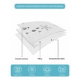 thumbnail image 4 of Twin Quilt Bedding Set, Coastal Marine Life Reversible Summer Quilt 3 Pieces, Summer Ocean Coral Starfish Fish Gray Lightweight Bedspreads Coverlets with 2 Pillow Shams for All Seasons, 4 of 5