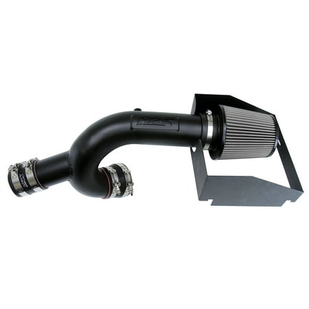 HPS Black Cold Air Intake Kit + Heat Shield for 15-16 Ford F150 3.5L 15-18 F150 2.7L Ecoboost
