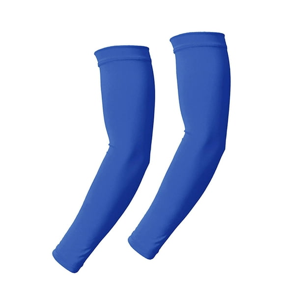BESTSKY 2Pairs Arm Sleeves Lightweight Comfort Volleyball Arm Sleeves,Breathable Sweat-Wicking Arm Sleeves for Men,Sun Protection Sleeves for Basketball,Navy Blue
