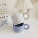 thumbnail image 4 of Naiovety Taza de cerámica para salpicaduras de tinta de 300ml, taza de agua Vintage, vaso de Chocolate caliente con leche para café, recipiente para Juegos de servir café y té Púrpura Naiovety HA081766-01, 4 of 6