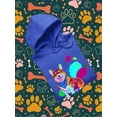 thumbnail image 3 of Colorful Corgi Bandana Portrait Hoodie Men -Image by Shutterstock, Male Small, 3 of 4