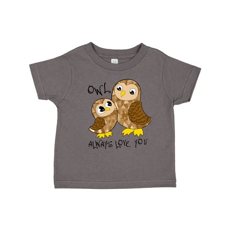 

Inktastic Owl Always Love You- Cute Owl Family Gift Toddler Boy or Toddler Girl T-Shirt