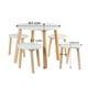 thumbnail image 3 of Comedor Natura Circular Duduk Bancos para niños de madera, 3 of 3