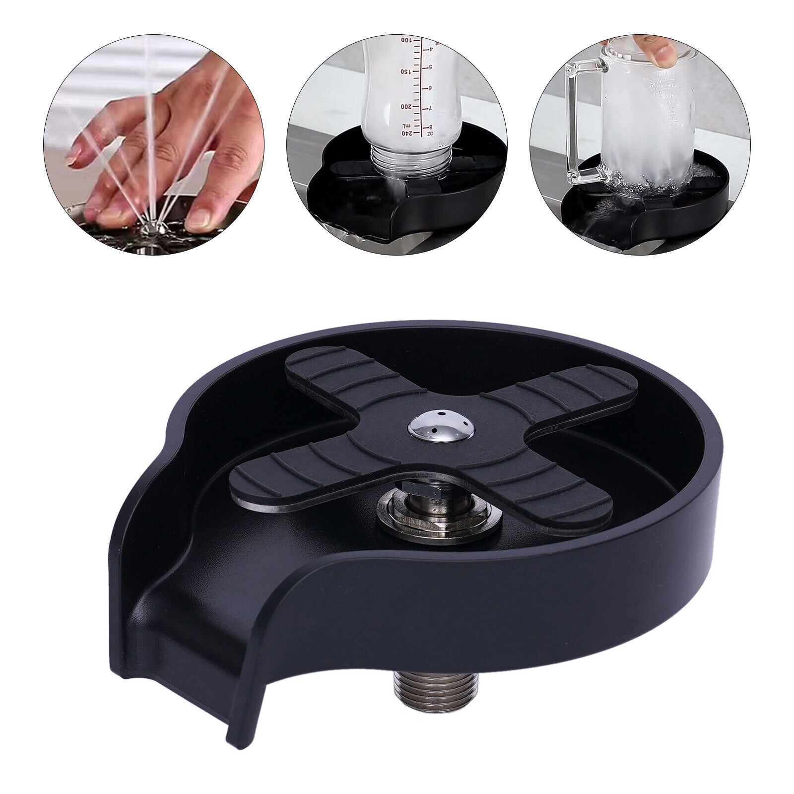 Glass Rinser For Kitchen Sinks Glass Cup Bottle Washer Cleaner For Home