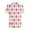 Pink, variant on Unir Breathable Mesh Polyester Women Collared Polo Top, Pink Argyle Diamond Plaid Short Sleeve Button Blouse, Lightweight Casual Printed Shirt, 1 Piece, S-XXXL, Plus Size Friendly, True To Size